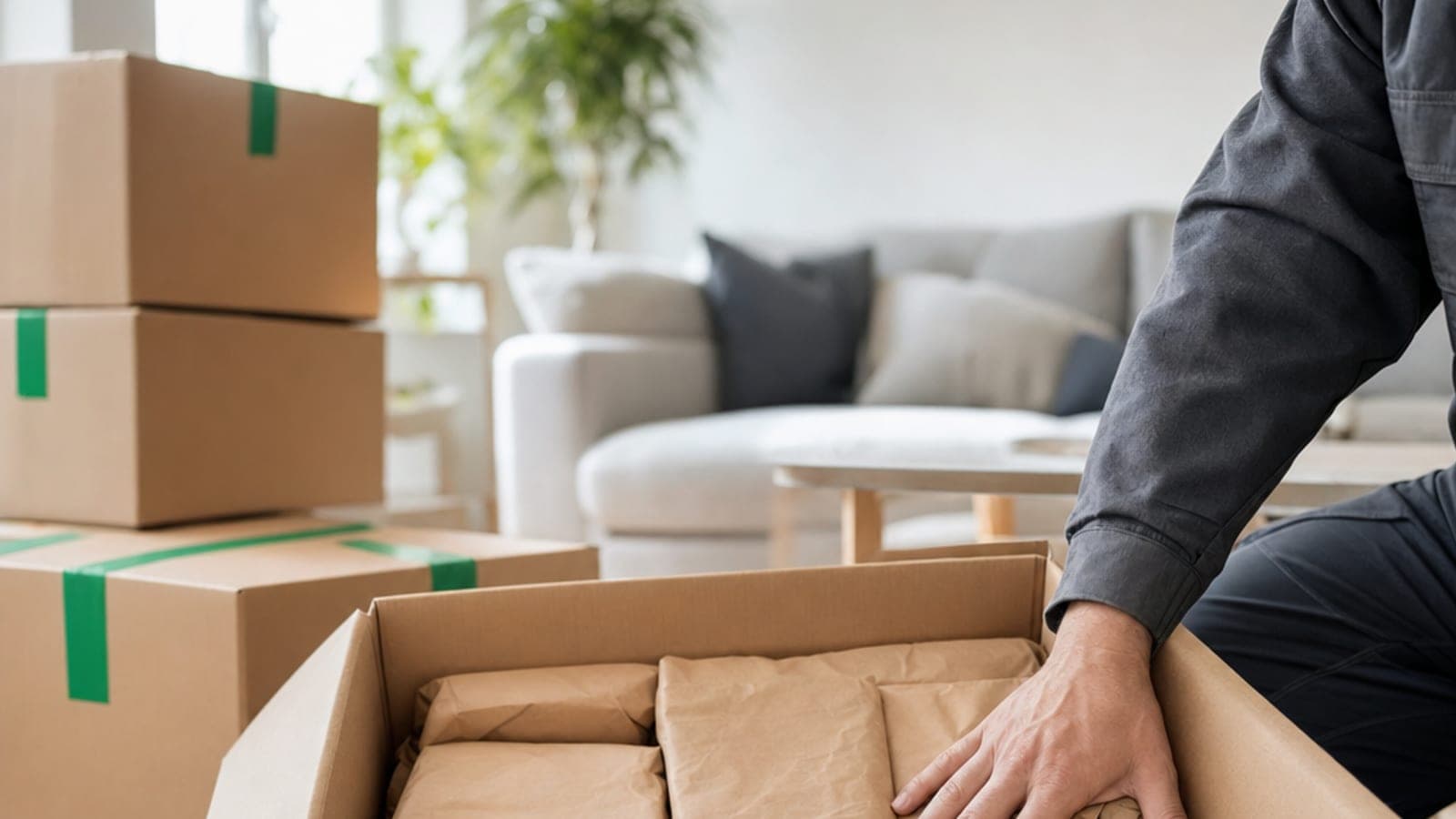 Umzugskartons richtig packen und beschriften